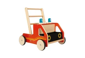 Small Foot Проходилка Пожарна, детска, дървена, 48 х 40 х 49.5 cm