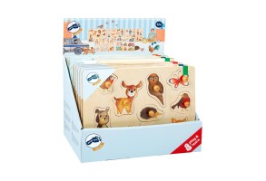 Small Foot Пъзел, дървен, 10 броя в дисплей