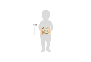 Small Foot Пъзел Сафари, за вгнездяване, дървен, 7 части - 3