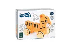 Small Foot Тигър Сафари, за дърпане, дървен - 9