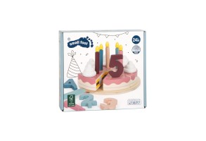Small Foot Торта за рязане, с цифри и свещи - 4