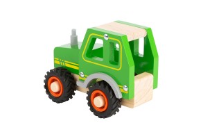 Small Foot Трактор, дървен, зелен, 13 х 7 х 10 cm - 2