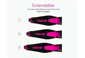 smarTrike - Детски разтегаем скутер Xtend, розов - 7