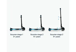 smarTrike - Детски разтегаем скутер Xtend, син - 2
