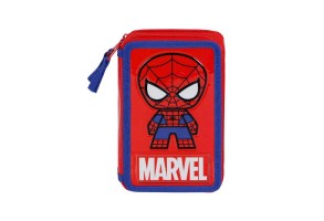SPIDERMAN Glide несесер с 3 ципа, ПЪЛЕН