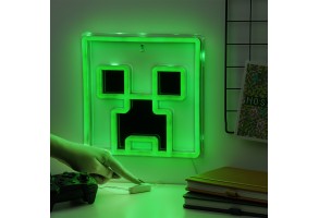 Стенна лампа Minecraft Neon Creeper - 2