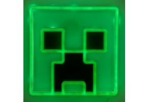 Стенна лампа Minecraft Neon Creeper - 8