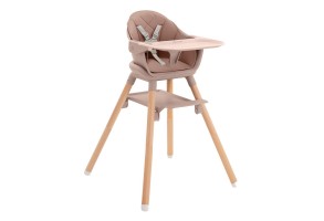 Стол за хранене 6в1 Woody Pink