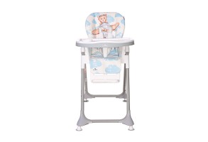 СТОЛ ЗА ХРАНЕНЕ FELICITA BABY BLUE PILOT ЕКО КОЖА - 3