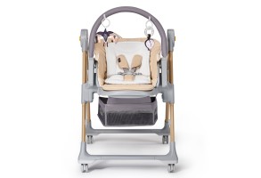 Столче за хранене KinderKraft LASTREE, дървесно - 3