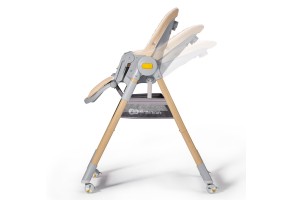 Столче за хранене KinderKraft LASTREE, дървесно - 4