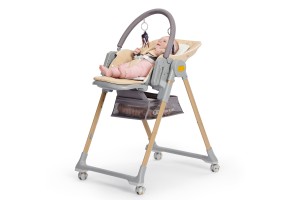 Столче за хранене KinderKraft LASTREE, дървесно - 8