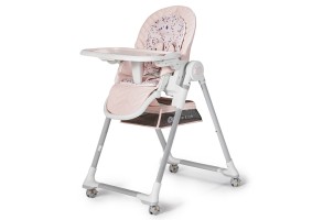 Столче за хранене KinderKraft LASTREE, розово - 2