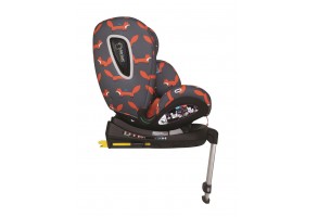 Столче за кола Cosatto CT5242 All in All Rotate i Size, 0+/1/2/3, Charcoal Mister Fox - 2