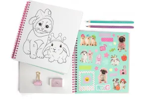 Studio Pets Книжка за оцветяване със стикери, Санчеста - 4
