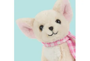Studio Pets Плюшено куче Чихуахуа, Пинки с куфарче, 8 см - 2