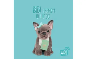 Studio Pets Плюшено куче Френски булдог Биби, 16 см - 2