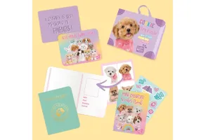 Studio Pets Плюшено куче Пудел, Бисквитка с куфарче, 8 см - 2