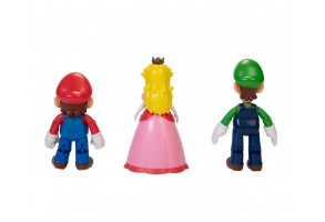 Супер Марио - Комплект фигурки 10 см. Mushroom Kingdom, 3 бр. - 2