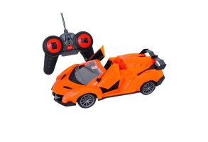Състезателен автомобил със светлини и RC управление 1:24