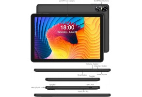 Таблет Pritom E10, 10, Octa Core, 64 GB, 8 GB RAM, Android 13, сив - 2