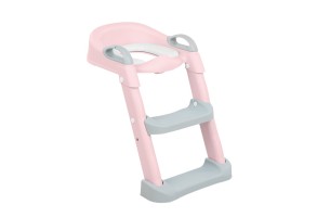 Тоалетна седалка със стълба Lea Pink
