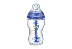 Tommee Tippee Шише за хранене с декорация advanced Anti-colic 340мл син момче