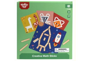 Tooky Toy, Креативна игра, Рисувай с магнитни математически пръчици