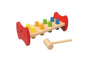 Tooky Toy, Малкият майстор - дървена игра с чукче - 2