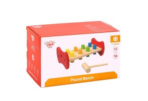 Tooky Toy, Малкият майстор - дървена игра с чукче - 3