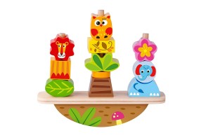Tooky Toy, Низанка, игра за баланс, фигури за нанизване, 3 в 1