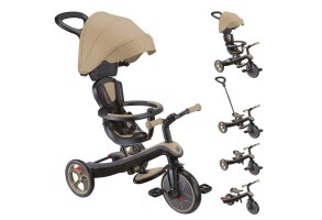 Триколка 4 в 1 GLOBBER EXPLORER TRIKE със сенник в бежов цвят - 2