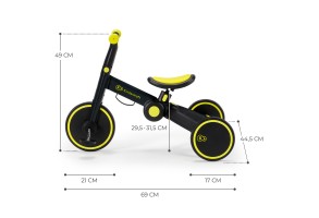 Триколка Kinderkraft 4trike 3в1, Black - 3