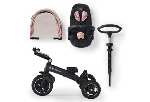 Триколка KinderKraft EASYTWIST, Бежова/птици - 5