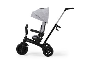 Триколка KinderKraft TWIPPER, Сива - 4