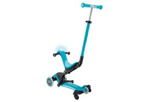 Тротинетка 5 в 1 GLOBBER GO UP DELUXE LIGHTS 360° - аква - 4