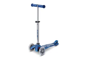 Тротинетка Micro Mini Deluxe Glitter LED - Цвят: Galaxy Glitter LED Navy - 7