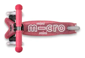 Тротинетка Micro Mini Deluxe Glitter LED, Цвят  Fairy Glitter LED Pink, снимка 4 - 5