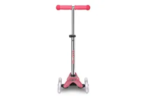 Тротинетка Micro Mini Deluxe Glitter LED, Цвят  Fairy Glitter LED Pink, снимка 3 - 4