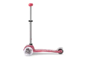 Тротинетка Micro Mini Deluxe Glitter LED, Цвят  Fairy Glitter LED Pink, снимка 2 - 3