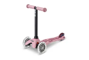 Тротинетка Micro Mini Deluxe Rock & Go LED, Цвят Dusty Rose, снимка 6 - 7
