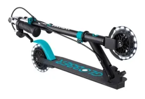 Тротинетка с ръчна спирачка FLOW ELEMENT JUNIOR LIGHTS, черна-синя - 2