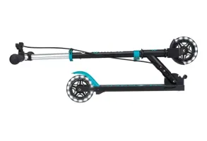 Тротинетка с ръчна спирачка FLOW ELEMENT JUNIOR LIGHTS, черна-синя - 3