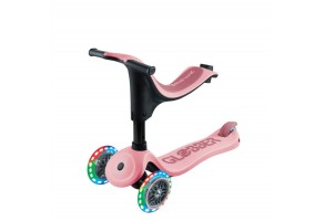 Тротинетка със седалка 4 в 1 GLOBBER GO UP SPORTY LIGHT - пастелно розова - 3