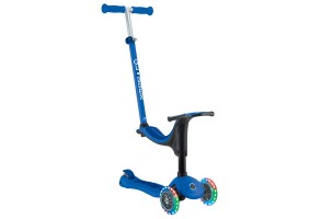 Тротинетка със седалка 4 в 1 GLOBBER GO UP SPORTY LIGHT - тъмно синя - 2