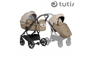 Tutis UNO 5+ бебешка количка 2в1 005 Cheteau grey - 5