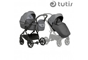 Tutis UNO 5+ бебешка количка 2в1 022 Grey - 4