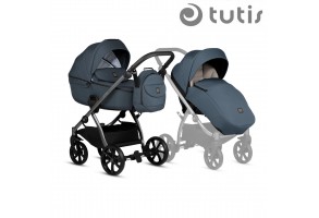 Tutis UNO 5+ бебешка количка 2в1 160 Marine - 6