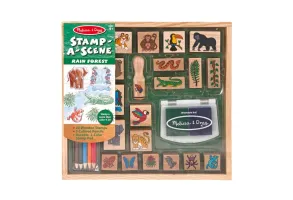 Творчески комплект печати - Дъждовна гора - Melissa & Doug