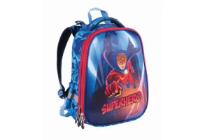 Ученическа раница PULSE Anatomic Superhero - от 6 - 10 г, за момче, 2 отделения